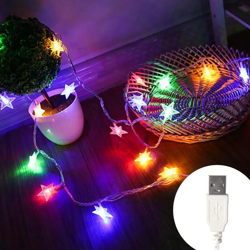 Stella – Guirnalda de luces led con estrellas