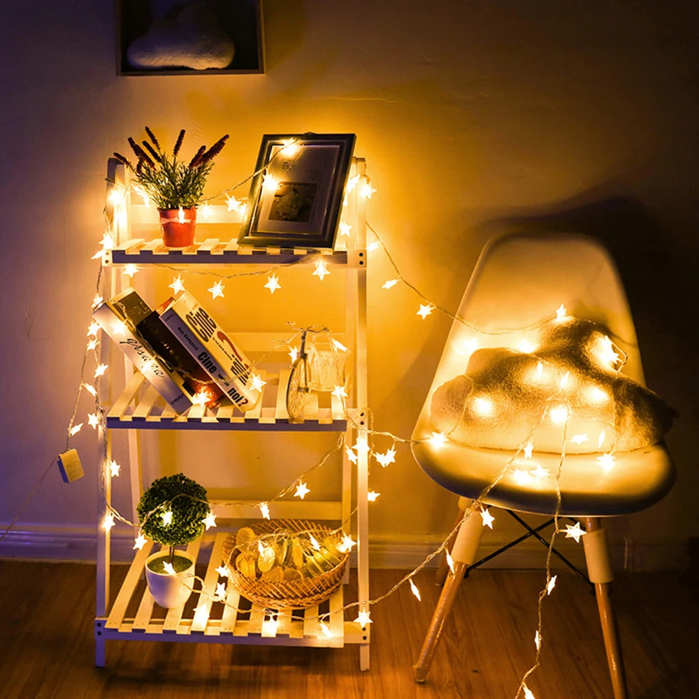 Stella – Guirnalda de luces led con estrellas