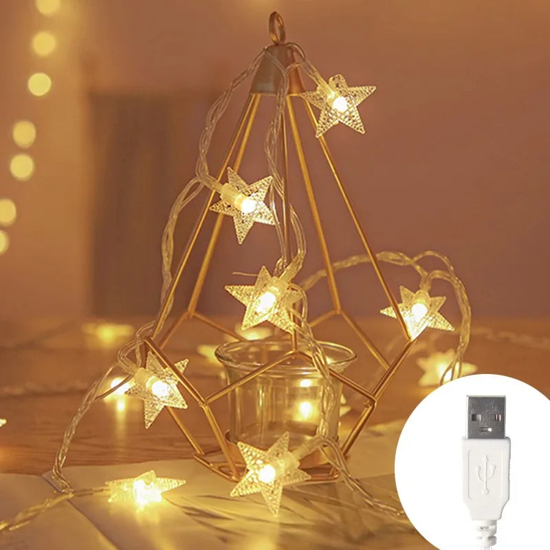 Stella – Guirnalda de luces led con estrellas